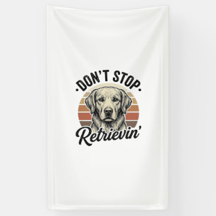 Funny Retriever Dog Vintage Engraving Graphic Tee_ Banner