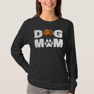 Funny Retriever Golden Dog Mom Love R T-Shirt