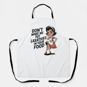 Funny Retro 50’s Woman Apron   Vintage Kitchen