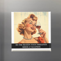 Funny Retro 50s Saying Therapist 