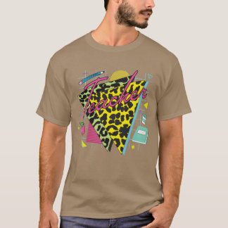 Funny Retro 80s 90seacher Back to School vintage T-Shirt