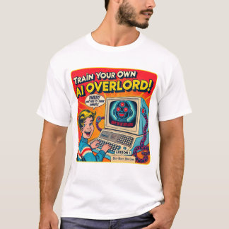 Funny Retro AI Tee Train Your Own AI Overlord