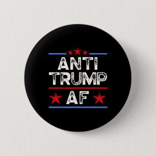 Funny Retro Anti-trump Af 6 Cm Round Badge