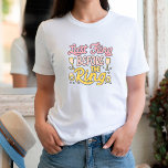 Funny  Retro Bachelorette Last Fling  T-Shirt<br><div class="desc">This funny t-shirt is perfect for a few good laughs. It features a humourous and lighthearted design, with a perfect message "Last fling before the ring ". A hilarious design that makes you feel good and laugh out loud with a sense of humour. A must-have for the bachelorette party for...</div>