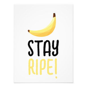 Funny Retro Banana Party Favours Puns Editable Photo Print