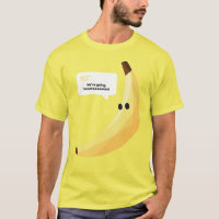 Funny Retro Banana Party Favours Puns Editable