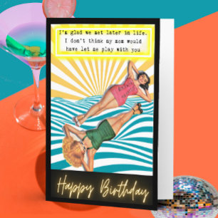 Funny Retro Birthday Card Best Friend-Sassy-Play