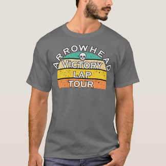 Funny Retro Bus Vector Quote Arrowhead Victory Lap T-Shirt