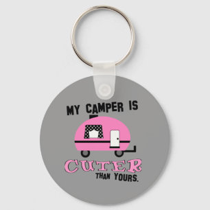 Funny Retro Camper Keychain