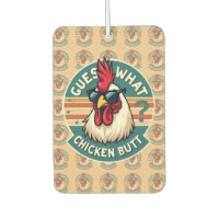  Funny Retro Chicken Butt Joke Design