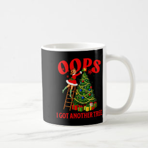 Funny Retro Christmas Oops I Got Another Tree Prem Coffee Mug