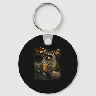 Funny retro clover bruh 6 7 meme lucky cartoon key ring