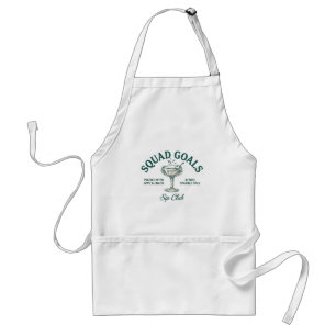 Funny Retro Cocktail Party Design Standard Apron