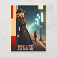 Funny Retro Cold War Soviet USSR KGB Humour