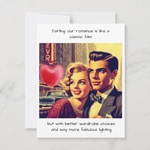 Funny Retro Comic Card