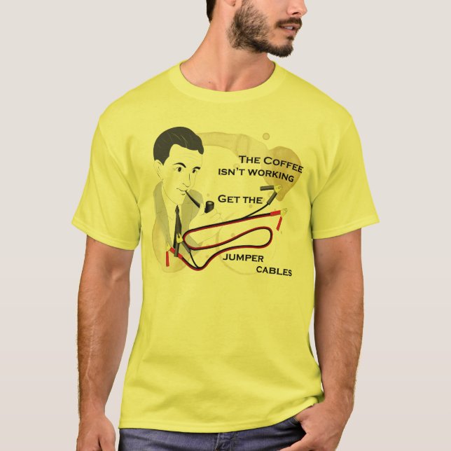 Funny Retro Dad Coffee Saying Shirt (Front)