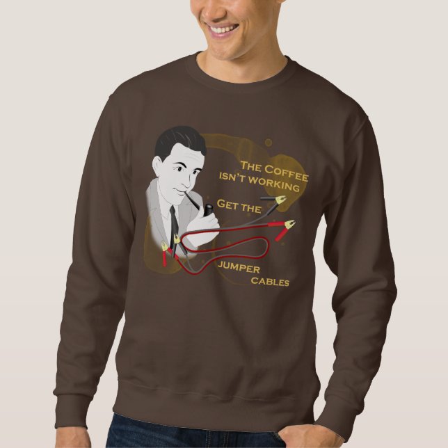 Funny Retro Dad Coffee Shirt (Front)