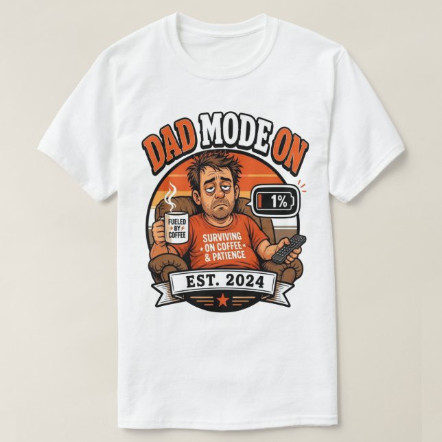  Funny Retro Dad Gift  T-Shirt (Design Front)