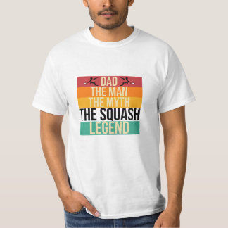 Funny Retro Dad the Squash Legend Father's Day  T-Shirt
