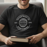 Funny Retro Department of Overthinking Introvert