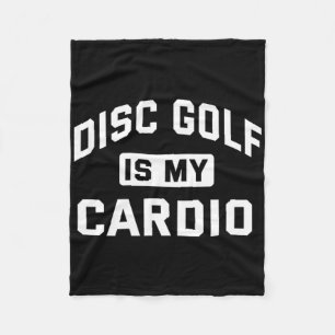 Funny Retro Disc And Disc Golf Ultimate Frisbee Pl Fleece Blanket