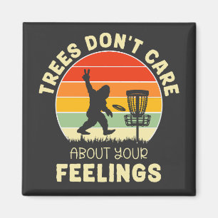 Funny Retro Disc Golf Design Frisbee Lovers Magnet