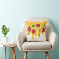 Funny Retro Dripping Pizza Cheese Keto Party