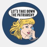 Funny Retro Feminist Pop Art Anti Patriarchy