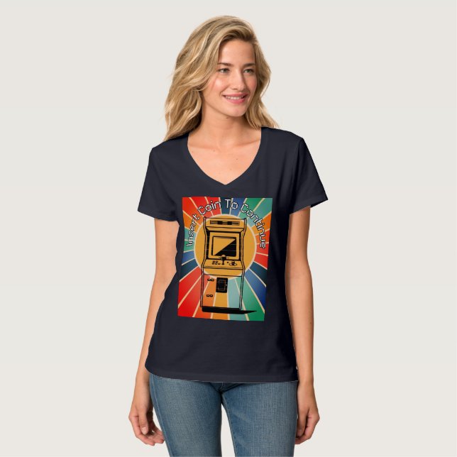 Funny Retro Gaming T-shirt (Front Full)