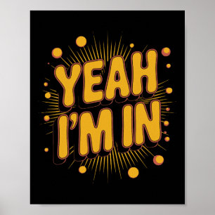 Funny Retro Groovy Summer Festival Holiday Vacatio Poster