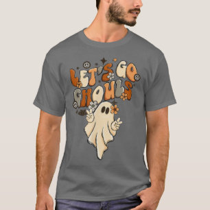 Funny Retro Halloween Let's Go Ghouls T-Shirt