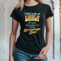Funny Retro Horse Trainer Dressage Show Equestrian
