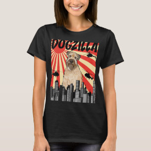 Funny Retro Japanese Dogzilla Soft Coated Wheaten  T-Shirt