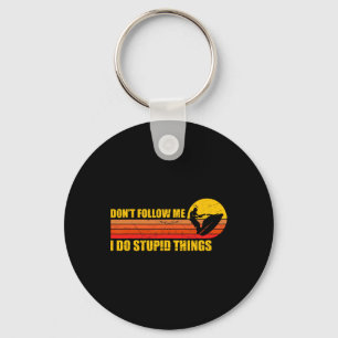 Funny Retro Jet Ski Jetski Jet Skier Vintage Key Ring