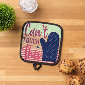 Funny Retro Kitchen Oven Mitt | Pot Holder