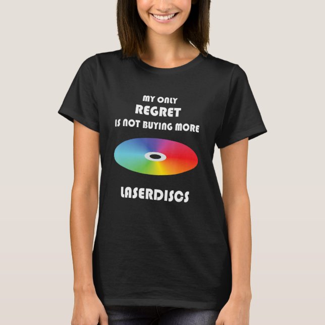 Funny Retro Laserdisc 1 T-Shirt (Front)