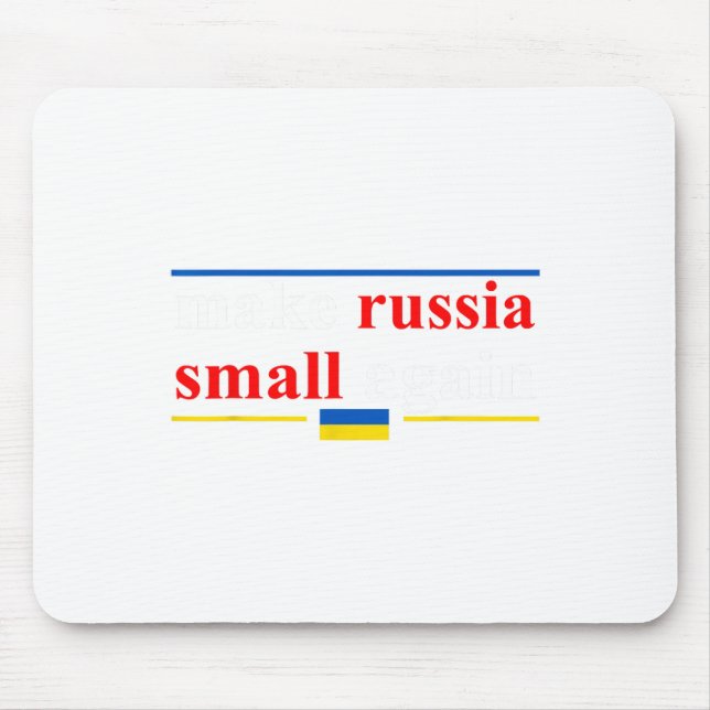 Funny Retro Make Russia Small Again  Mouse Pad (Front)