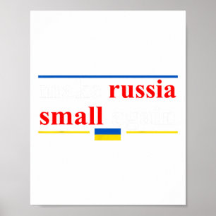 Funny Retro Make Russia Small Again  Poster