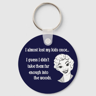 Funny Retro Mum Keychain