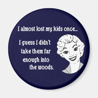 Funny Retro Mum Magnet