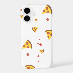 Funny Retro Pepperoni Pizza Minimalist Pattern