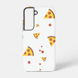 Funny Retro Pepperoni Pizza Minimalist Pattern Samsung Galaxy Case