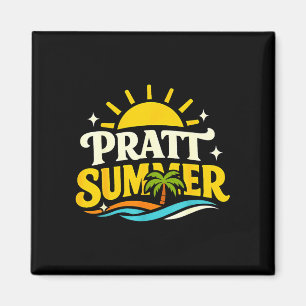 Funny retro pratt summer california political magnet
