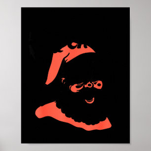 Funny Retro Santa Let's See Some Big Nick Energy C Poster