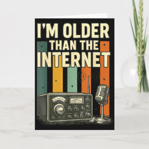 Funny Retro Saying Vintage Humor Internet Nostalgi Card
