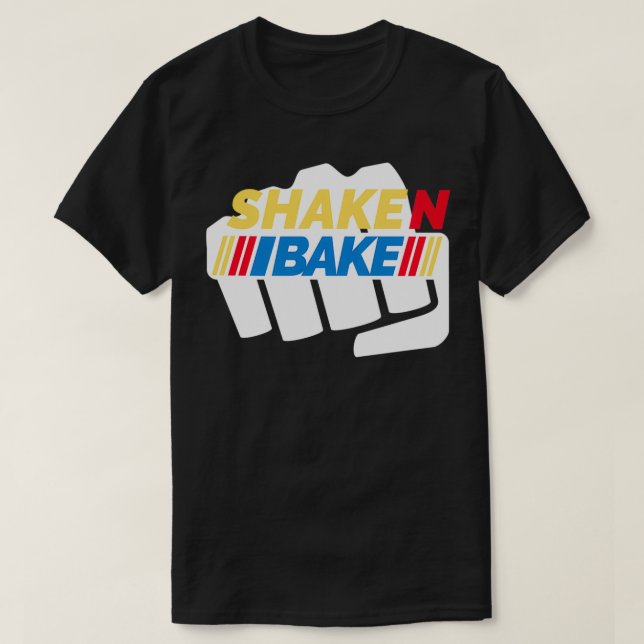 Funny Retro Shake N Bake Parable T-Shirt (Design Front)