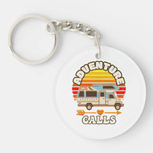 Funny Retro St Patricks Day - Camp Shenanigans Co Key Ring