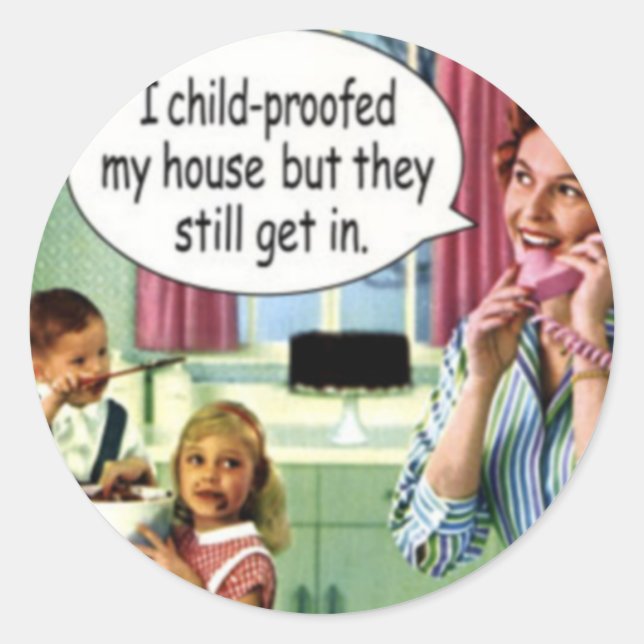 Funny Retro Stickers 1 (Front)