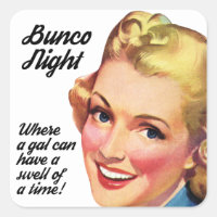 Funny Retro Vintage Bunco Player Swell Of A Time