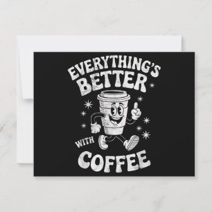 Funny Retro Vintage Coffee Men or Women Coffee Save The Date